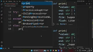 Exception Handling in Python Telugu