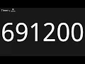 691200 Second Countdown Timer