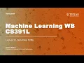 Lecture 13 Non-linear SVMs Machine Learning CS391L - Spring 2025