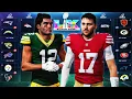The NFL Playoffs But Each Team Makes a Trade