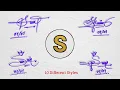 10 stylish signature with S S letter signature ideas