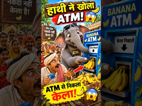 The elephant opened the ATM 😂🐘🍌 #shorts #youtubeshorts