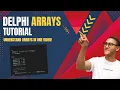 Understand Arrays in Delphi Tutorial for Grade 10 11 learners