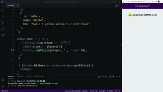 JavaScript HTML5 APIs 041 Push State versus Replace State
