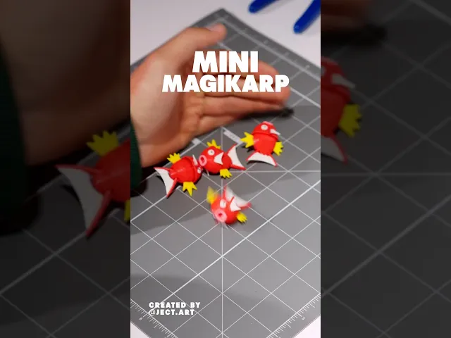 Magikarp Mini Flexible – Modelo 3D video thumbnail