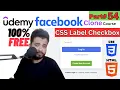 CSS Label Input Checkbox Menu HTML5 CSS3 Trick Tips Part 54