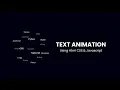 Rotating Text Animation Html CSS JavaScript CSS Animation Effects