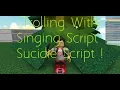 Roblox Exploit Trolling - Sing and Suicide Gun Script