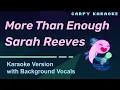Download Lagu Sarah Reeves - More Than Enough (Karaoke)