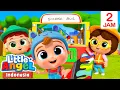 🚌Roda Di Bis Berputar-putar Di Sekolah🚌 | Little Angel Bahasa Indonesia | Kartun dan Lagu Anak