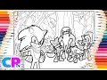 Sonic Boom Coloring Super Speed Sky High pt Music