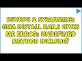 DevOps SysAdmins gem install rails gives me Error undefined method include 2 Solutions