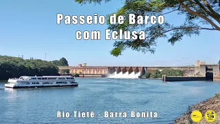 Passeio de Barco em Barra Bonita com eclusagem - Incrível