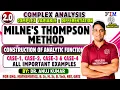 L-7 MILNE-THOMSON METHOD EXAMPLES MILNE-THOMSON METHOD QUESTIONS CASE-1 2 CASE-3 4