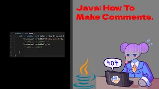 Java How To Make Comments
