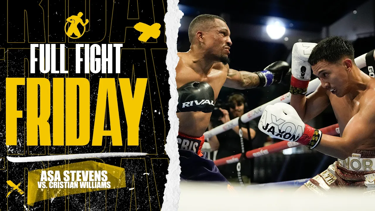 Full Fight | Asa Stevens vs. Cristian Williams | A great battle between two top contenders!
