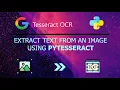 Extract text from an image using Python and Tesseract OCR