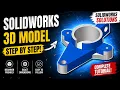 SOLIDWORKS 3D Model Tutorial Beginners Practice Exercise 5