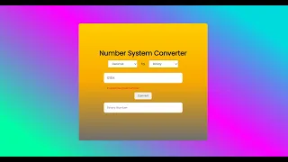 Number System Converter In JavaScript With Source Code Source Code Projects