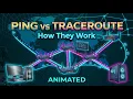 How Ping Works Traceroute Explained Full Animation
