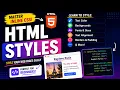 HTML Styles Tutorial for Beginners Inline CSS with the Style Attribute