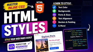 HTML Styles Tutorial for Beginners Inline CSS with the Style Attribute