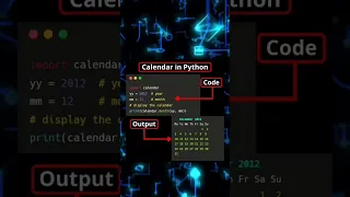 Creating a Calendar in Python Step-by-Step Tutorial