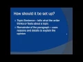 Writing Opinion Paragraphs