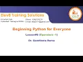 Python Course Lesson Operators-I