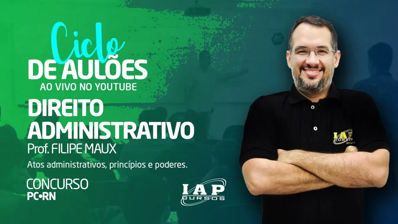 LIVE: DIREITO ADMINISTRATIVO PARA CARREIRAS POLICIAIS.