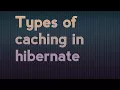 Hibernate Caching basic concept