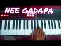 Lagu NEE GADAPA // Telugu traditional song by Ravi Gomango piano tutorial.