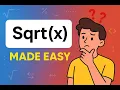 Leetcode 69 Sqrt x Easy Linear Search Explanation for Beginners