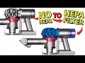 HEPA Filter Conversion for DYSON V7 V8 Cordless Battery Powered Vacuum - Replace Foam Filter SV11