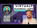 How to Create a DIGITAL BUSINESS CARD for FREE 2026 Canva Tutorial Share Your Contact Details