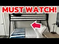 SHA CERLIN Metal Bunk Bed Twin Over Full Size Black My Honest Review