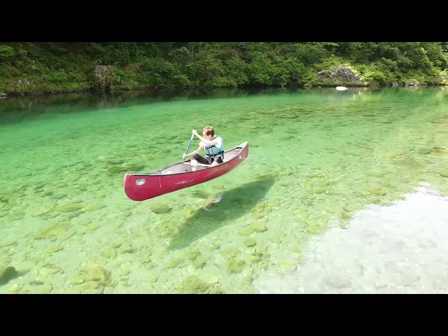 高知 仁淀川 選べる宙船体験＋池川茶園工房カフェ＜カヌー／クリアカヤック／SUP＞