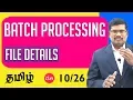 Understanding File Details Batch Processing C Programming In Tamil