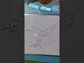 Lagu 🐦 How to easily draw a Bird with O #art #easy #drawing #bird #shorts #youtube#video  #artwork