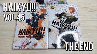 haikyuu comic review volume 45 end