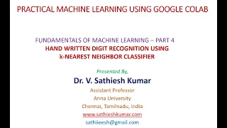 Fundamentals of Machine Learning - Part 4