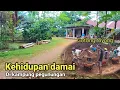 Download Lagu PEACEFUL LIFE IN THE VILLAGE, VILLAGE ATMOSPHERE ON THE MOUNTAIN SLOPE, MOUNTAINS OF CENTRAL JAVA