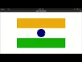 Drawing Indian Flag with Python Using Turtle module Source code in description
