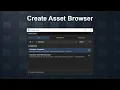 Create Asset Browser Search Create Assets Fast in Unity