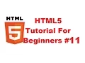HTML5 Tutorial For Beginners 11 HTML Tables