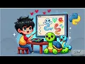 kids coding series lesson 3 - using python turtle to draw shapes
