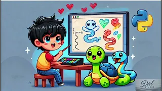 kids coding series lesson 3 - using python turtle to draw shapes