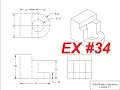 Basics tutorial Solidworks Exercises for Beginners excercise 34