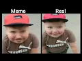Mrbeast kid Meme Vs Real + Bonus