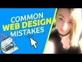 Common Web Design Mistakes to avoid